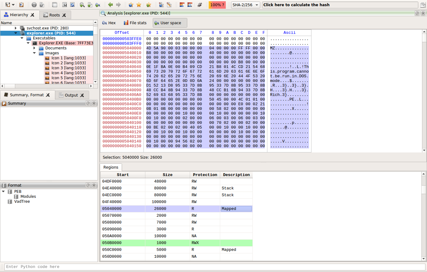 Profiler 2.8 – Windows Memory Forensics – Cerbero Blog