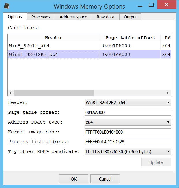 Profiler 2.8 – Windows Memory Forensics – Cerbero Blog