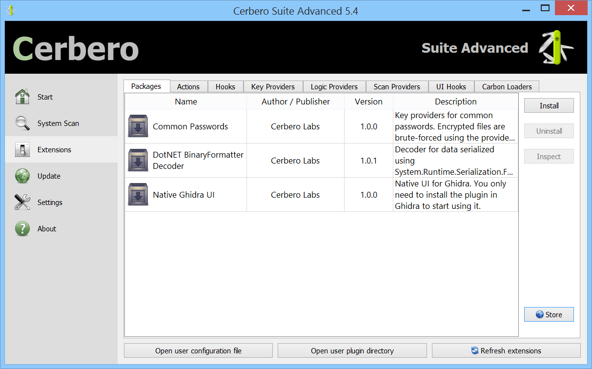 download the new version for windows Cerbero Suite Advanced