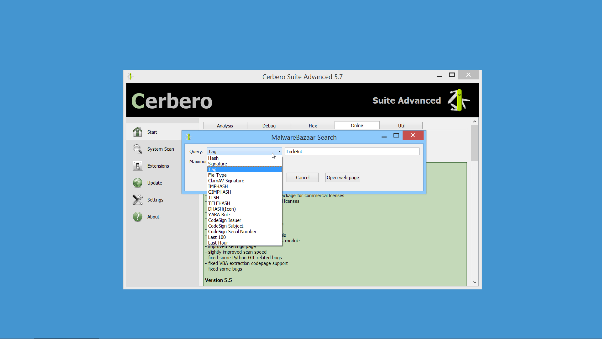 Cerbero Suite Advanced 6.5.1 downloading